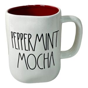 Rae Dunn "PEPPERMINT MOCHA" Coffee Mug